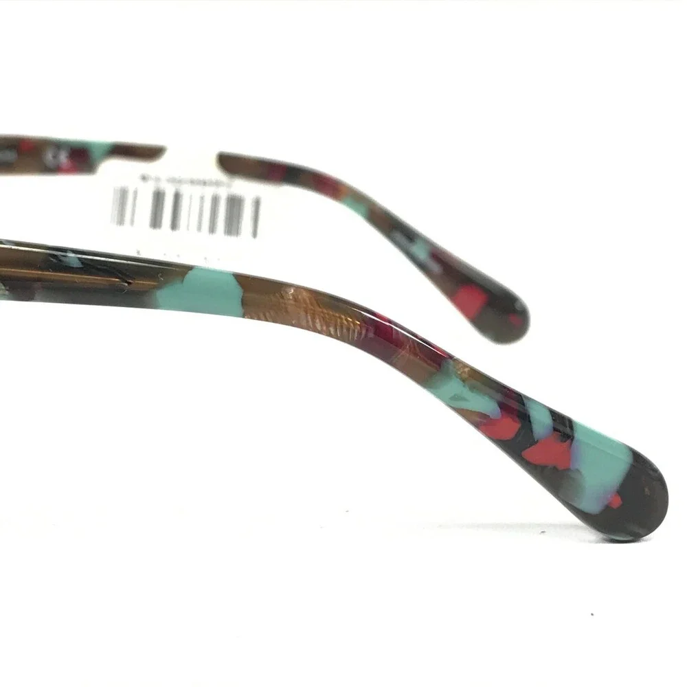 Diane von Furstenberg Eyeglasses Frames DVF5089 001 Black Red Green 51-18-135